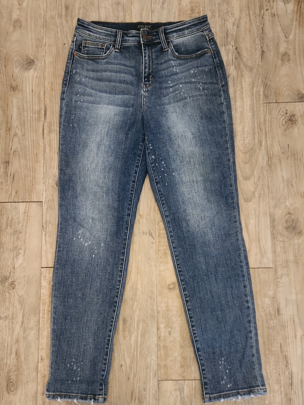 Judy Blue High-Rise Faded Blue Boyfriend Jeans